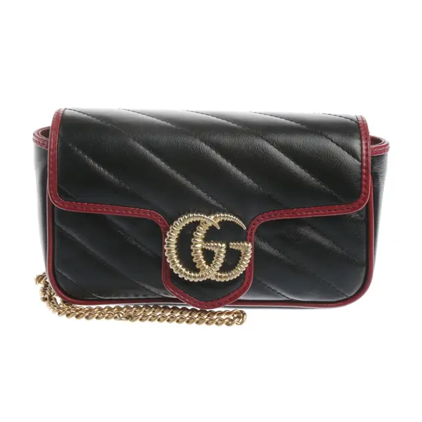 Shoulder Bag in Black, Leather, Gucci