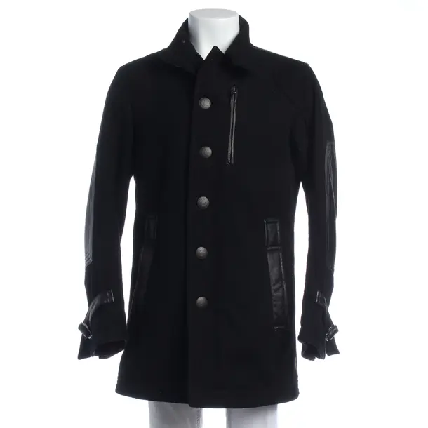 Mid-Season Jacket in Black, Wool, Armani Jeans
