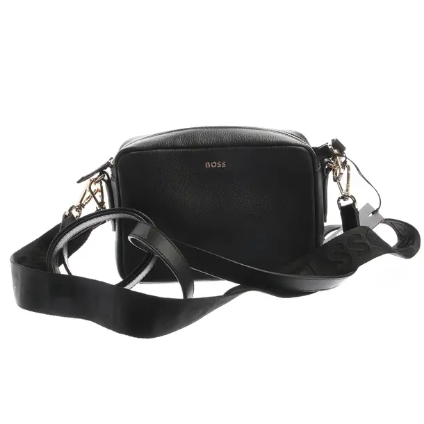 Cross Body Bag in Black, Leather, Hugo Boss Red Label