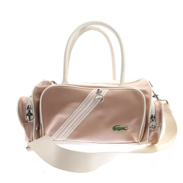 Handbag in Pink, Polyester, Lacoste