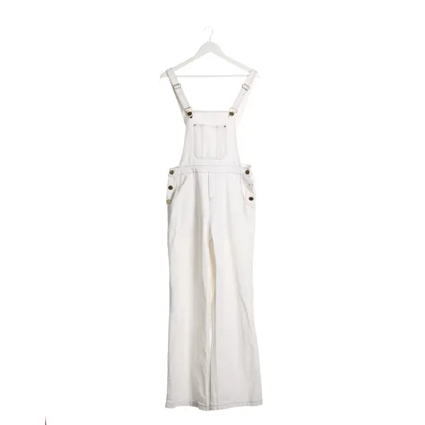Jumpsuit in Weiß, Baumwolle, Ba&sh