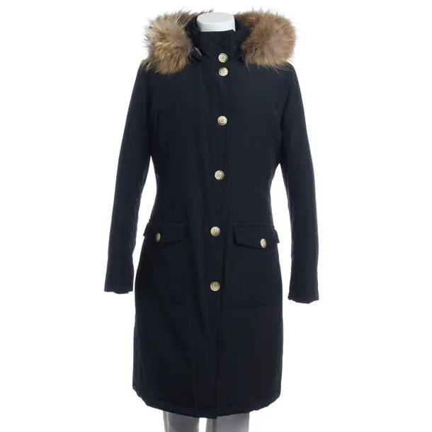 Winter Coat in Blue, Cotton, Woolrich