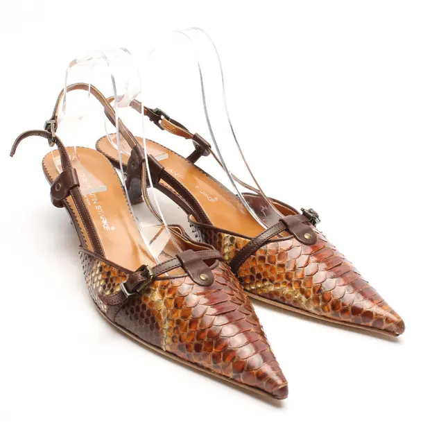 Heeled Sandals in Brown, , Konstantin Starke