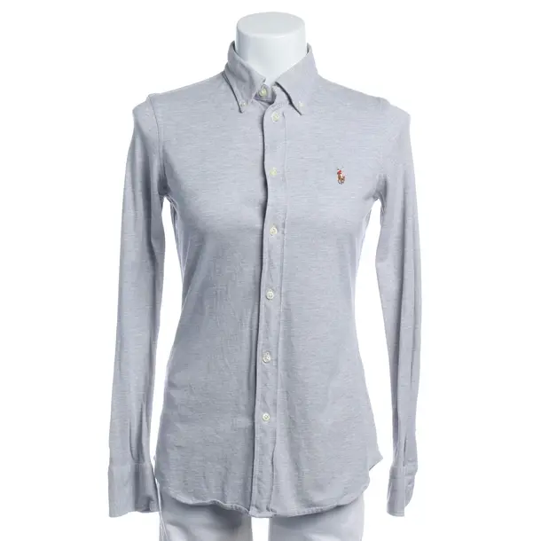 Bluse in Grau, Baumwolle, Polo Ralph Lauren