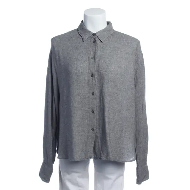 Bluse in Grau, Viskose, Robert Friedman