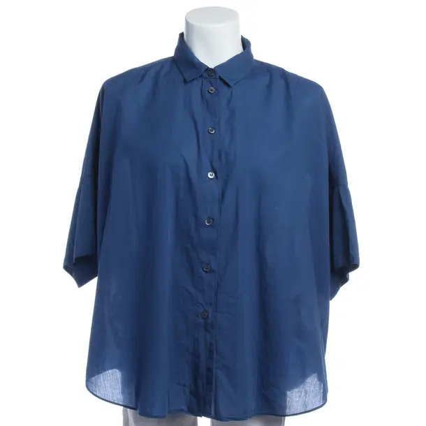 Bluse in Blau, Baumwolle, Robert Friedman
