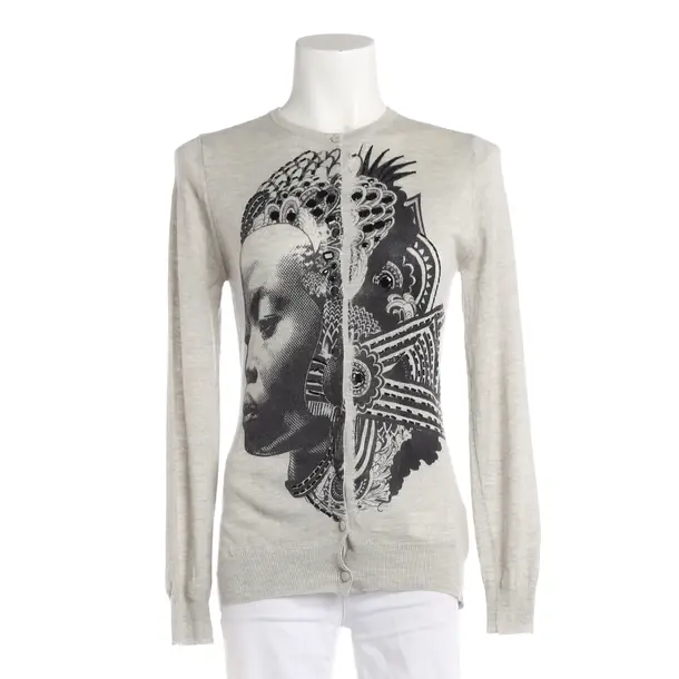 Cardigan, in Grigio chiaro, Cachemire, Caccia amichevole