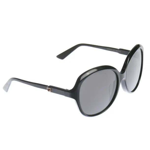 Sonnenbrille in Schwarz, Kunststoff, Gucci