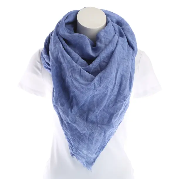 Scarf in Blue, Cotton, Hugo Boss Orange