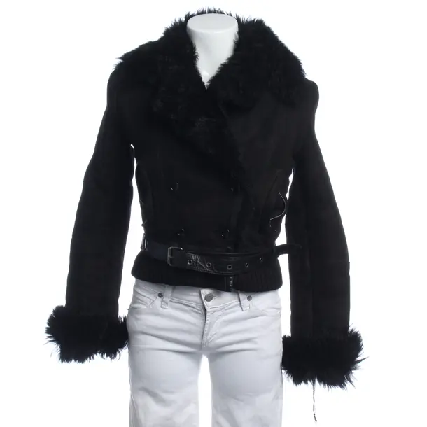 LeatherJacket in Black, Leather, Patrizia Pepe