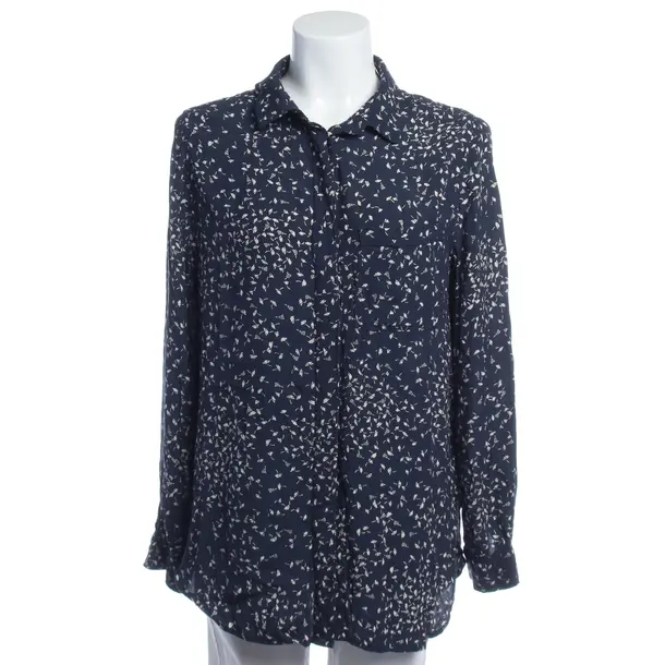 Blouse in Blue, Viscose, Ganni