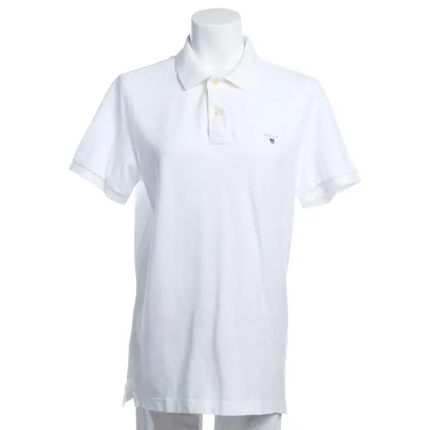Polo Shirt in White, Cotton, Gant