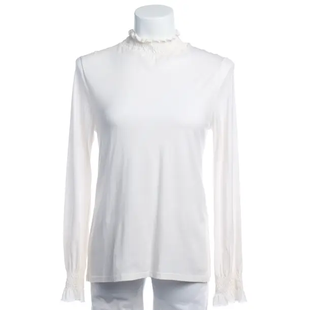 Longsleeve in Weiß, Baumwolle, Closed