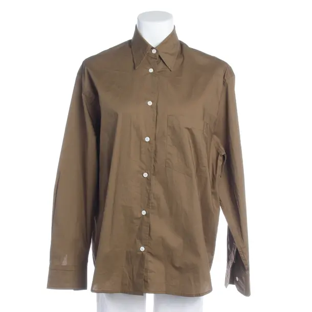 Bluse in Grün, Baumwolle, Frankie Shop