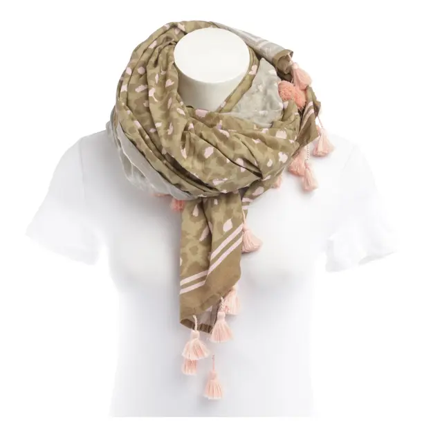 Shawl in Brown, Cotton, Zimmermann