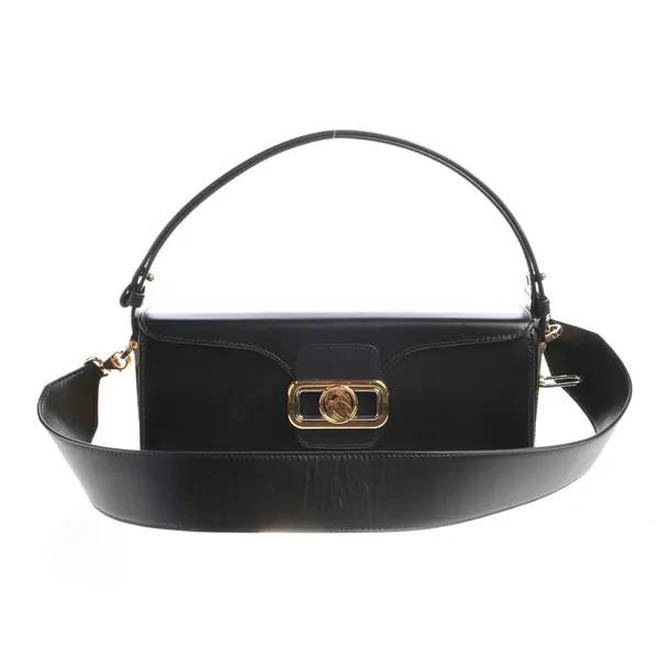 Shoulder Bag in Black, Leather, Lanvin
