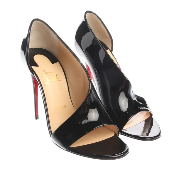 Heeled Sandals in Black, , Christian Louboutin