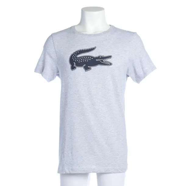 T-Shirt in Gray, Cotton, Lacoste