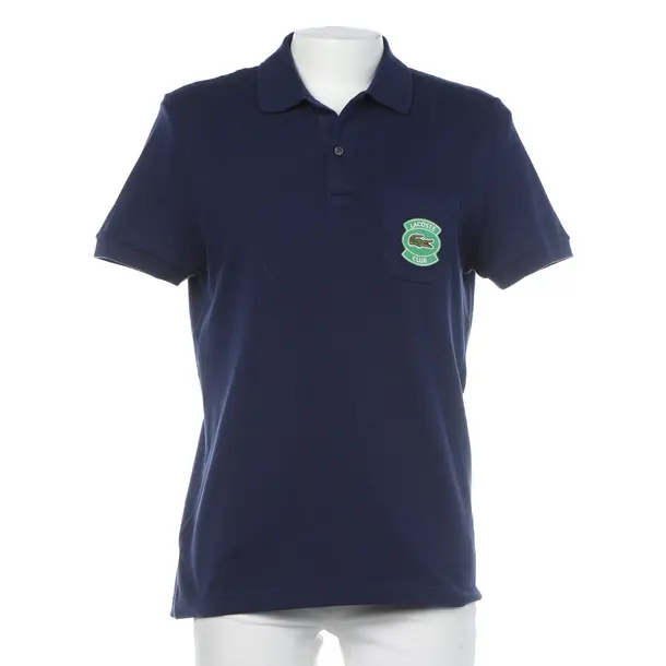 T-Shirt in Blau, Baumwolle, Lacoste