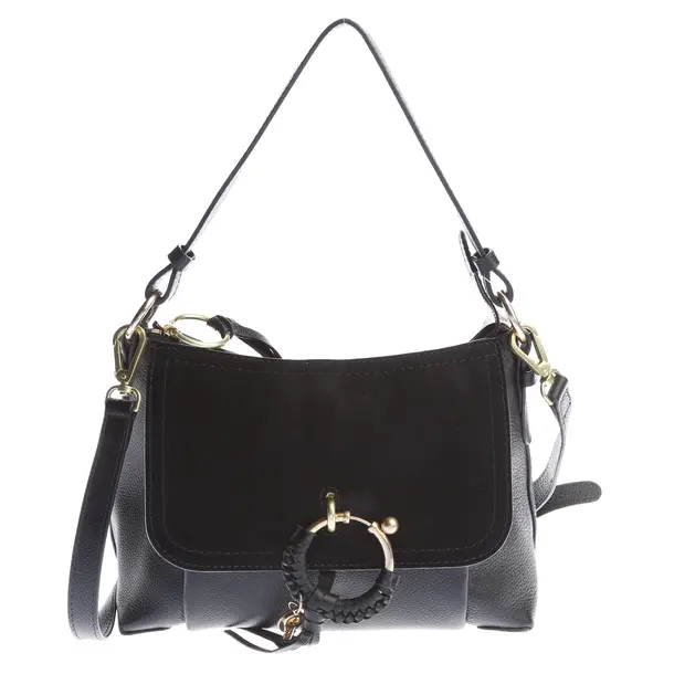 Cross Body Bag in Black, Leather, See by Chloé