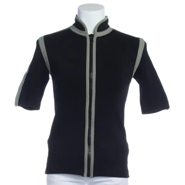 Sweatjacke in Schwarz, Baumwolle, Prada