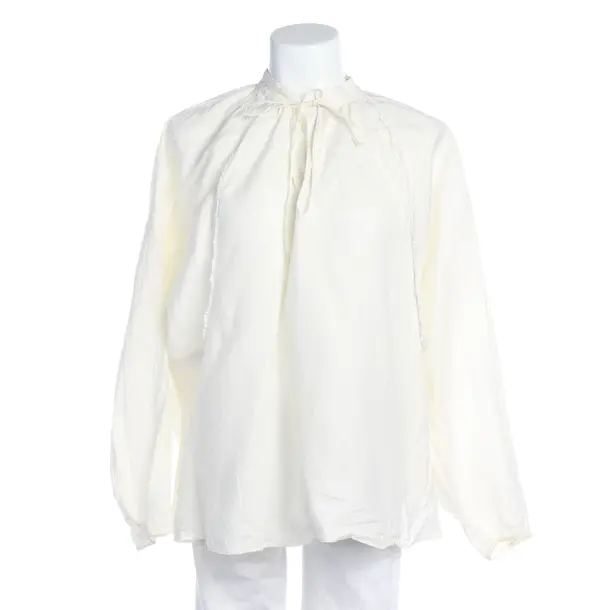Bluse in Weiß, Leinen, Sly 010