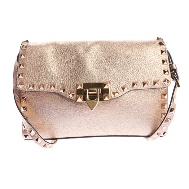 Cross Body Bag in Metallic, Leather, Valentino