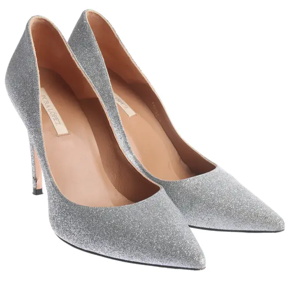 Pumps in Metallic, , Pura López