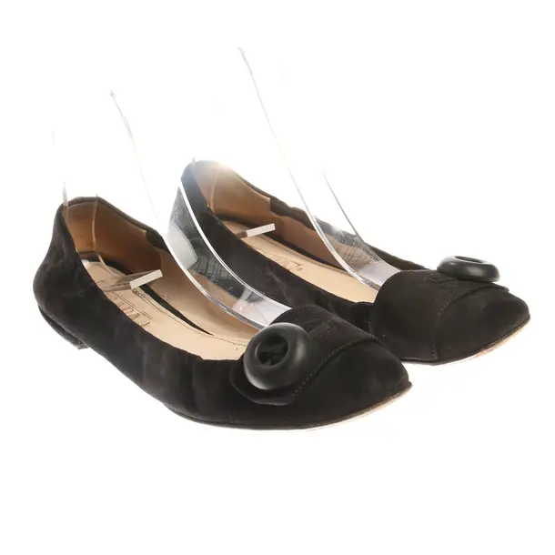 Ballerinas in Schwarz, , Prada