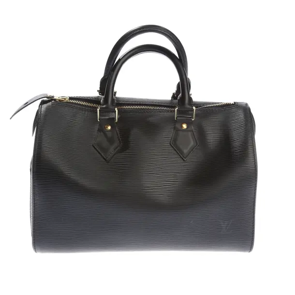 Handbag in Black, Canvas, Louis Vuitton