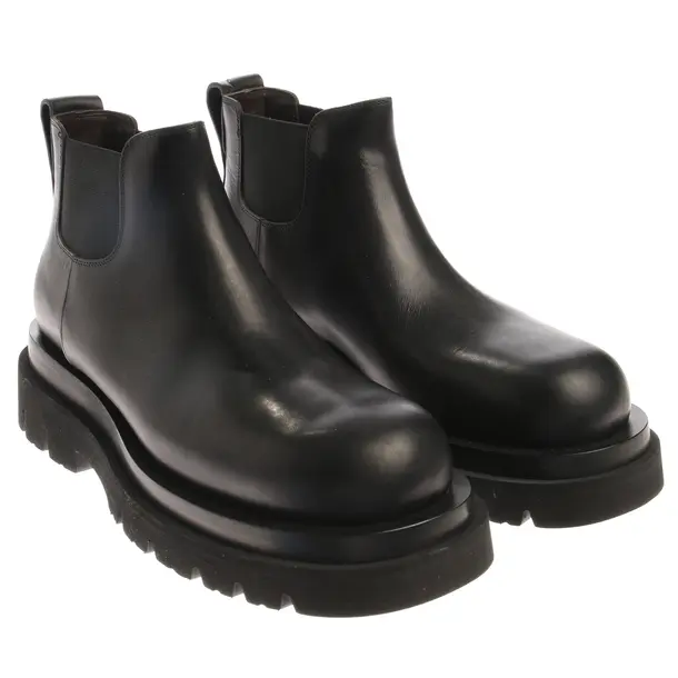 Stiefeletten in Schwarz, , Bottega Veneta