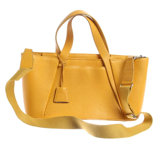 Handtasche in Orange, Leder, Akris