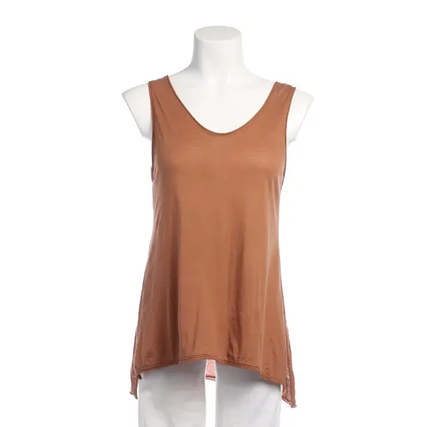 Top in Braun, Baumwolle, American Vintage