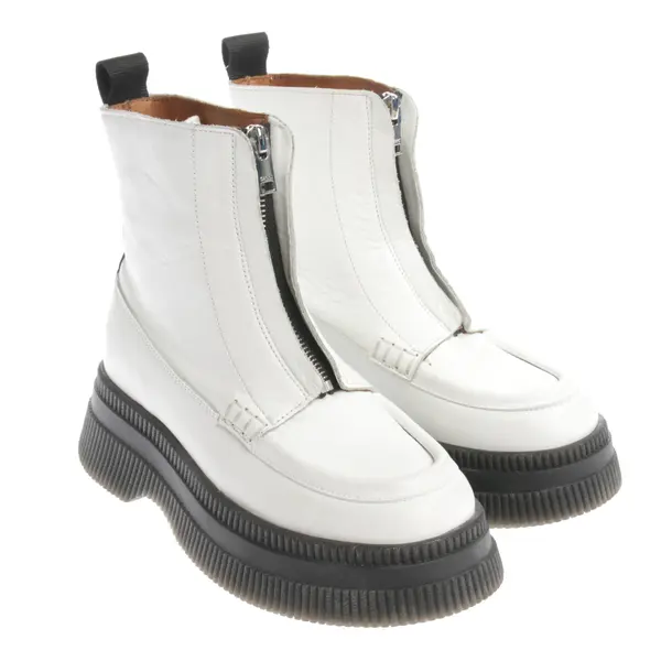 Stiefeletten in Weiß, , Ganni