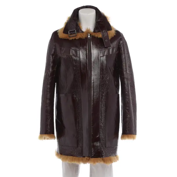 Leather Coat in Red, Leather, Dorothee Schumacher