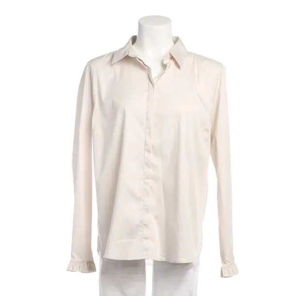 Blouse in White, Cotton, Mos Mosh