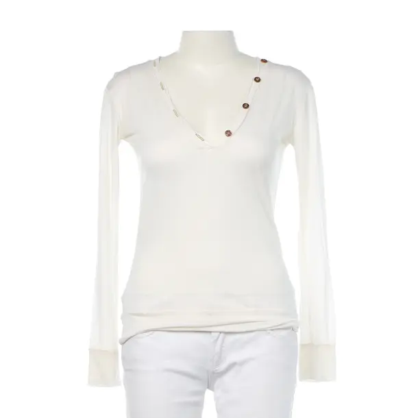 Longsleeve in Weiß, Baumwolle, Hugo Boss Orange