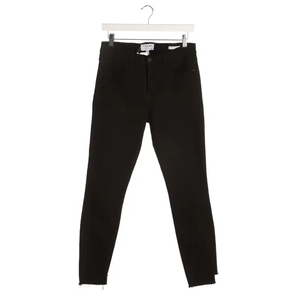 Jeans Slim Fit in Schwarz, Baumwolle, Frame