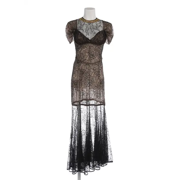 Cocktailkleid in Schwarz, Baumwolle, Alessandra Rich