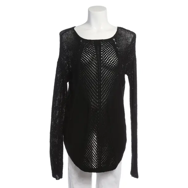 Pullover in Schwarz, Wolle, Helmut Lang