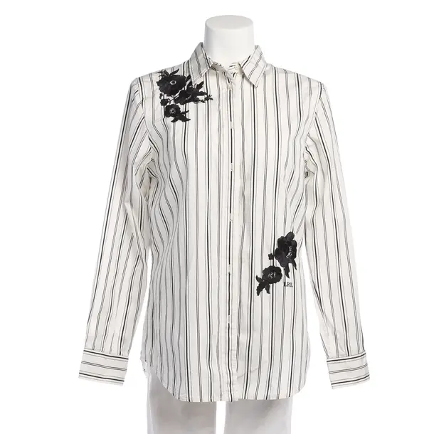 Bluse in Schwarz, Baumwolle, Lauren Ralph Lauren