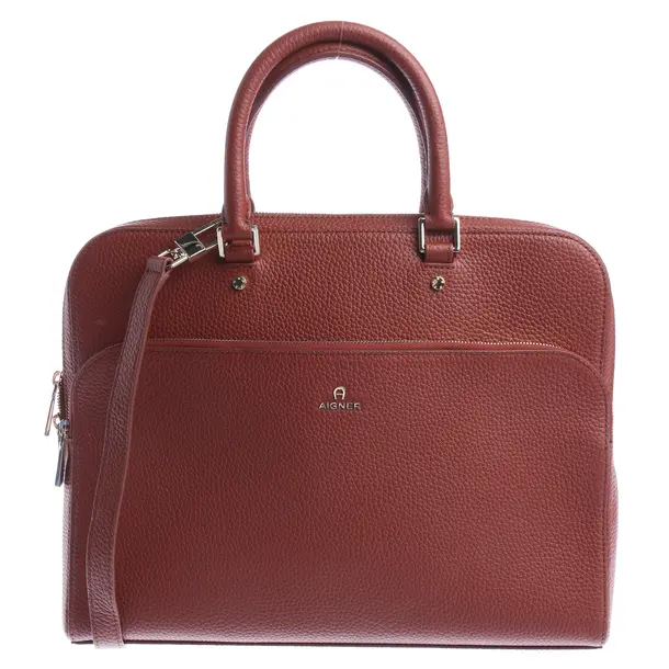 Laptoptasche in Braun, Leder, Aigner