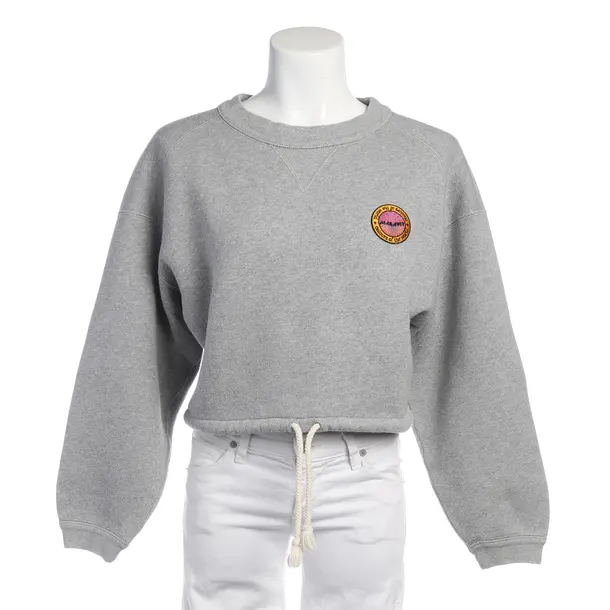 Sweatshirt in Grau, Baumwolle, Isabel Marant