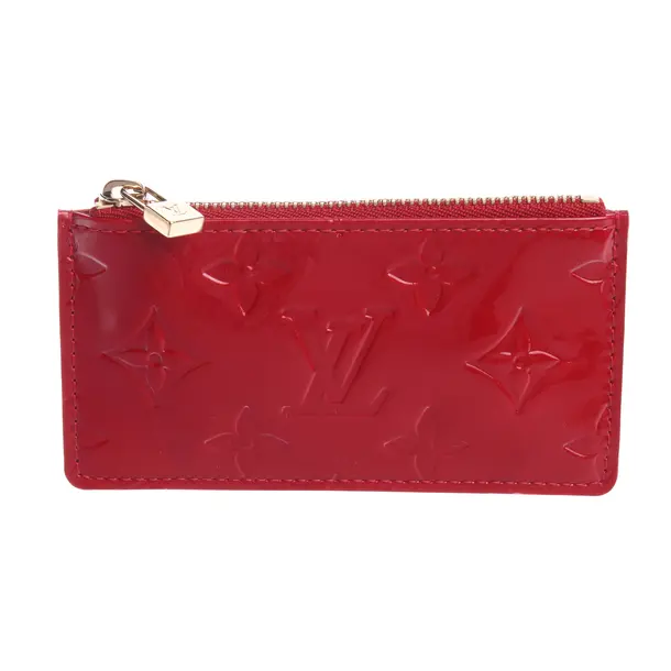 Case in Red, Leather, Louis Vuitton