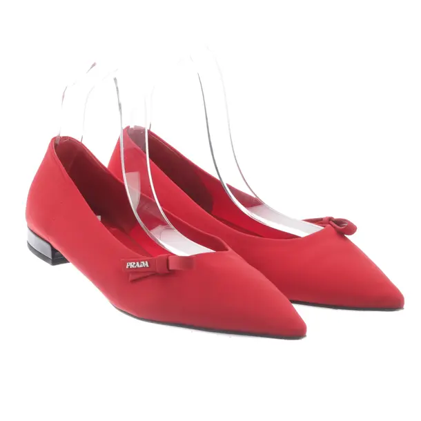 Ballet Flats in Red, , Prada