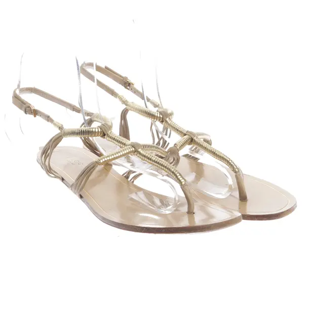 Sandals in Metallic, , Gucci