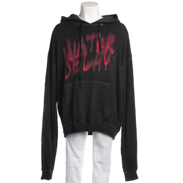 Hoodie in Grau, Baumwolle, Off-White