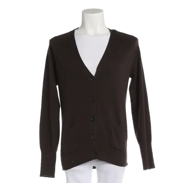 Strickjacke, in Dunkelbraun, Kaschmir, Allude