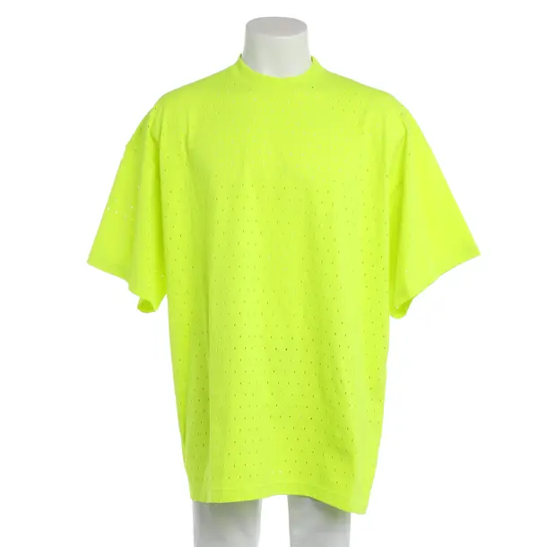 T-Shirt in Neon, Cotton, Balenciaga