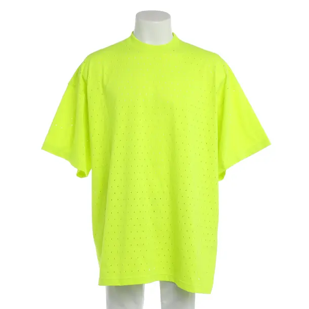 T-Shirt in Neon, Baumwolle, Balenciaga